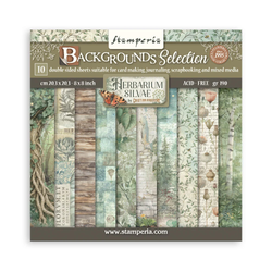 Stamperia paperipakkaus Herbarium Silvae, Backgrounds 8