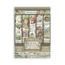 Stamperia Washi Pad -pakkaus Herbarium Silvae