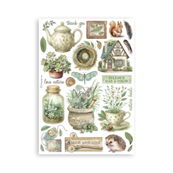 Stamperia Washi Pad -pakkaus Herbarium Silvae