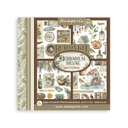 Stamperia Herbarium Silvae -siirtokuvat Assortment, 6kpl