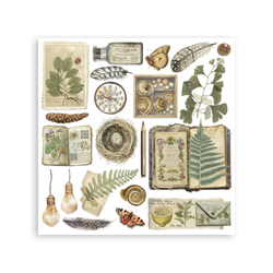 Stamperia Herbarium Silvae -siirtokuvat Assortment, 6kpl