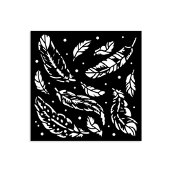 Stamperia sapluuna Herbarium Silvae, Feather Pattern