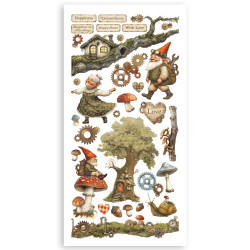 Stamperia Hidden Grove Paper Cut Outs -leikekuvat