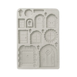 Stamperia muotti Hidden Grove, Door and Window, A5