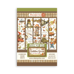Stamperia Washi Pad -pakkaus, Hidden Grove
