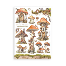 Stamperia Washi Pad -pakkaus, Hidden Grove