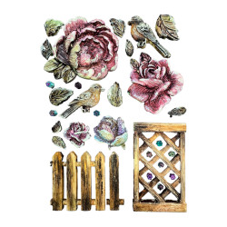 Stamperia muotti House of Roses, Fence, A5