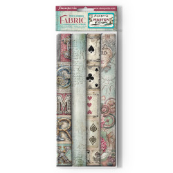 Stamperia Fabric Sheets -kangaspalat Master of Magic