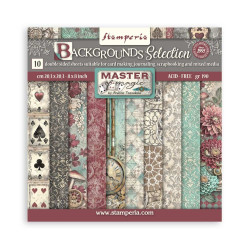 Stamperia paperipakkaus Master of Magic Backgrounds, 8