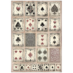 Stamperia riisipaperi Master of Magic, Cards