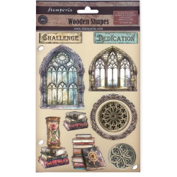 Stamperia Wooden Shapes -puukuviot Master of Magic