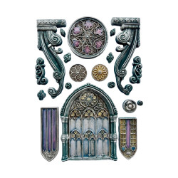 Stamperia muotti Master of Magic, Architecture Elements, A5