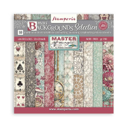 Stamperia paperipakkaus Master of Magic Maxi Backgrounds, 12