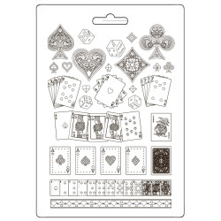 Stamperia Soft Mould -muotti Master of Magic, Cards, A4