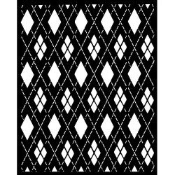 Stamperia sapluuna Master of Magic, Rhombus Pattern