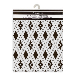 Stamperia sapluuna Master of Magic, Rhombus Pattern