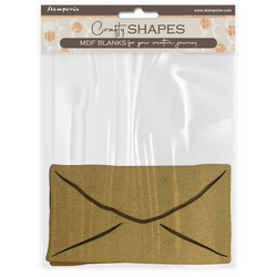 Stamperia MDF Crafty Shapes Blanks -kuviot, Masquerade Letter