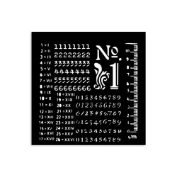 Stamperia sapluuna Numbers Pattern