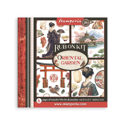Stamperia Oriental Garden -siirtokuvat Assortment, 6kpl