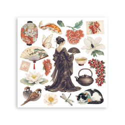 Stamperia Oriental Garden -siirtokuvat Assortment, 6kpl