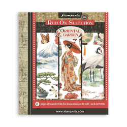 Stamperia Oriental Garden -siirtokuvat Assortment, 6kpl