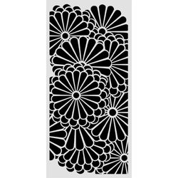Stamperia sapluuna Oriental Garden, Flowers Pattern