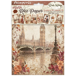 Stamperia riisipaperit Our Way, A6