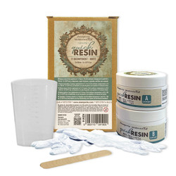 Stamperia Quick Resin 1:1 Bicomponent White, epoksihartsi