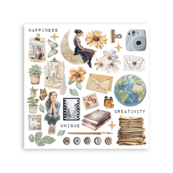 Stamperia Secret Diary -siirtokuvat Assortment, 6kpl