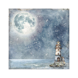 Stamperia Fabric Sheets -kangaspalat Silent Sea
