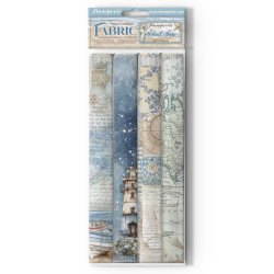 Stamperia Fabric Sheets -kangaspalat Silent Sea