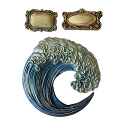 Stamperia Soft Mould -muotti Silent Sea, Wave, A5