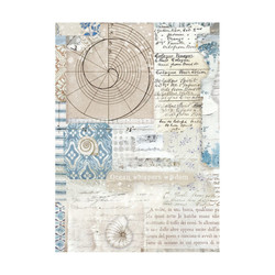 Stamperia riisipaperit Silent Sea, Backgrounds, A6