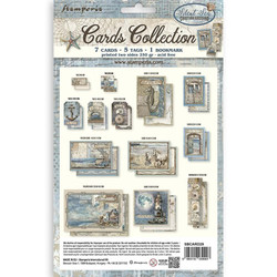 Stamperia Cards Collection -leikekuvat Silent Sea