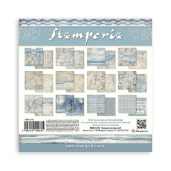 Stamperia paperipakkaus Silent Sea Maxi Background, 12