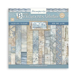 Stamperia paperipakkaus Silent Sea Maxi Background, 12