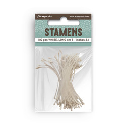 Stamperia Heteet, 8 cm, valkoinen