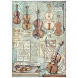 Stamperia riisipaperit Symphony, Selection A4