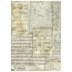 Stamperia riisipaperit Symphony, Backgrounds, A6