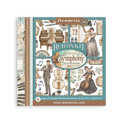 Stamperia Symphony -siirtokuvat Assortment, 6kpl