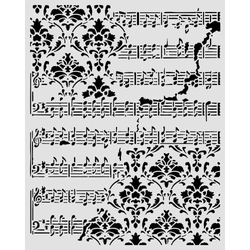 Stamperia sapluuna Symphony, C-core & Frize