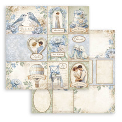 Stamperia Timeless skräppipaperi 9 Cards