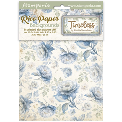 Stamperia riisipaperit Timeless, Backgrounds, A6