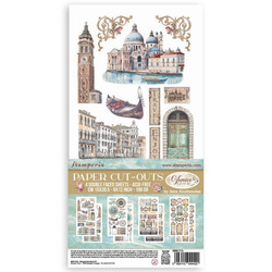 Stamperia Venice, City of Art Paper Cut Outs -leikekuvat