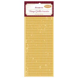 Stamperia Vintage Golden -siirtokuvat Rhombuses Patters