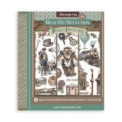 Stamperia Voyages Fantastiques -siirtokuvat Assortment, 6kpl