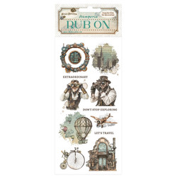 Stamperia Voyages Fantastiques -siirtokuvat Mechanical Wonders