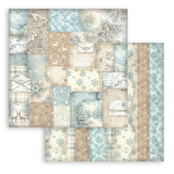 Stamperia paperipakkaus White Christmas, Backgrounds, 8
