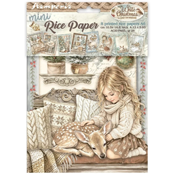 Stamperia riisipaperit White Christmas, A6