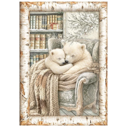 Stamperia riisipaperit White Christmas, A6